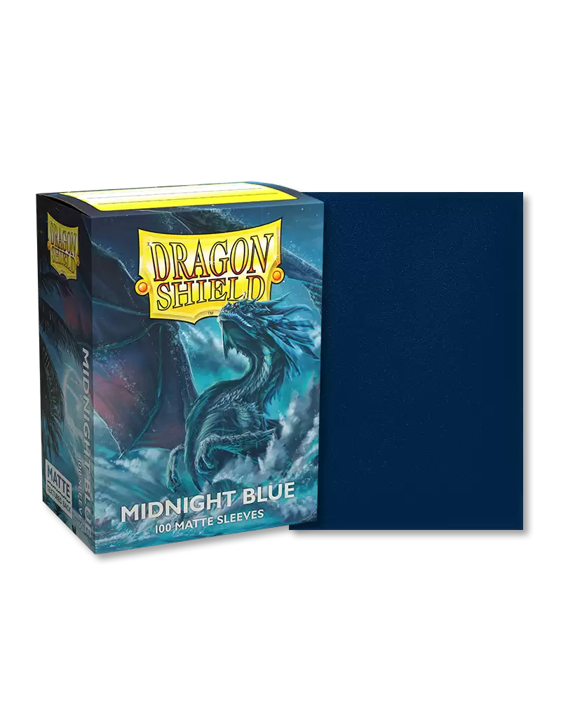 Dragon Shield Matte Card Sleeves 100ct - Midnight Blue | Eastridge Sports Cards & Games