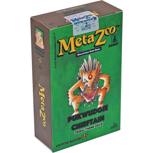 MetaZoo - Cryptid Nation 2nd Edition Theme Deck - Pukwudgie Chieftan | Eastridge Sports Cards & Games