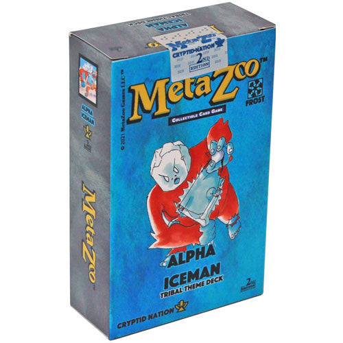 MetaZoo - Cryptid Nation 2nd Edition Theme Deck - Alpha Iceman | Eastridge Sports Cards & Games