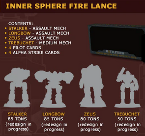 Battletech: Inner Sphere Fire Lance | Eastridge Sports Cards & Games