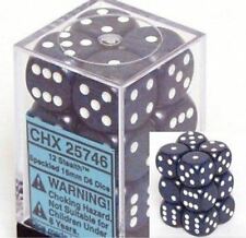 CHESSEX Speckled 12D6 Stealth 16MM (CHX25746) | Eastridge Sports Cards & Games