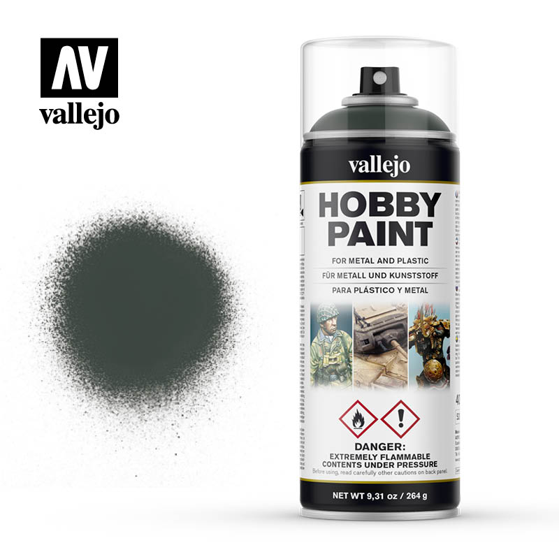 VALLEJO AEROSOL: DARK GREEN (400ML) | Eastridge Sports Cards & Games