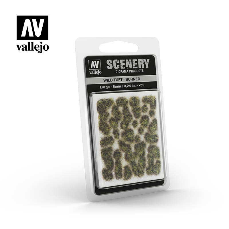 Vallejo Scenery - Large Wild Tuft – Burned | Eastridge Sports Cards & Games