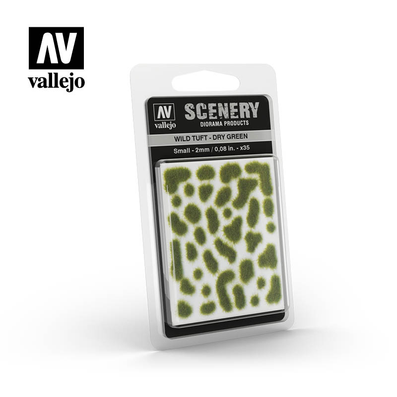 Vallejo Scenery - Small Wild Tuft – Dry Green | Eastridge Sports Cards & Games