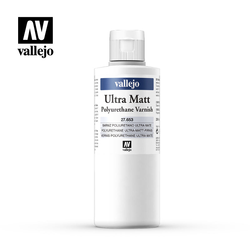 VALLEJO AUXILIARY: Ultra MATT VARNISH (200ML) | Eastridge Sports Cards & Games