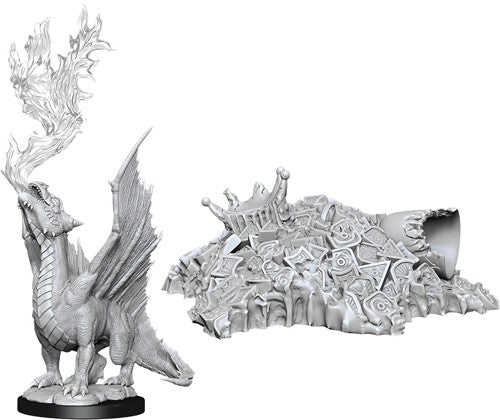 D&D Nolzur's Marvelous Unpainted Miniatures: Gold Dragon Wyrmling & Treasure | Eastridge Sports Cards & Games