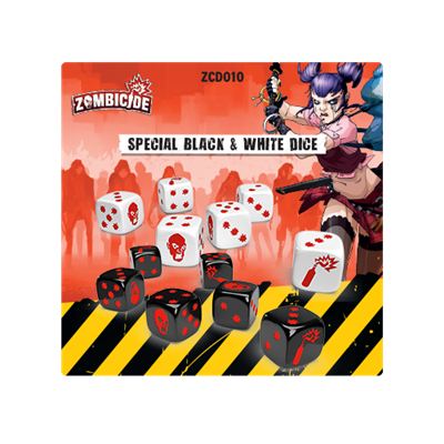 Zombicide 2nd Edition - Special Black & White Dice Pack | Eastridge Sports Cards & Games